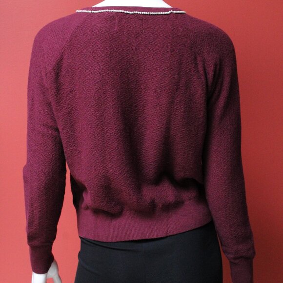 Anthropologie Field Flower Beaded Sweater - Picture 6 of 11